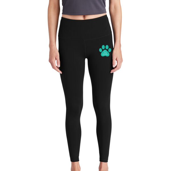 Sport-Tek ® Ladies High Rise 7/8 Legging - Printed Logo Thumbnail