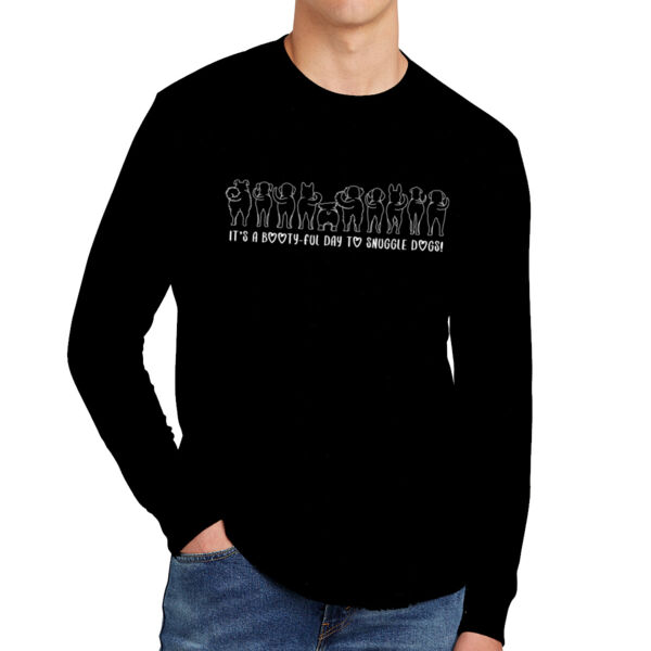 District® Perfect Blend® CVC Long Sleeve Tee - Printed Logos Thumbnail