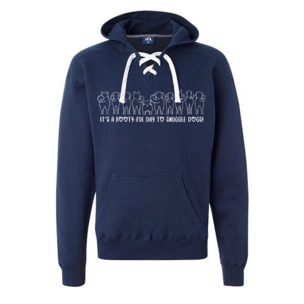 J. America - Sport Lace Hooded Sweatshirt - Printed Logos Thumbnail