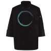 Ten Pearl Button Black Chef Coat Thumbnail