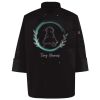 Ten Pearl Button Black Chef Coat Thumbnail