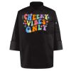 Black Knot Button Chef Coat Thumbnail